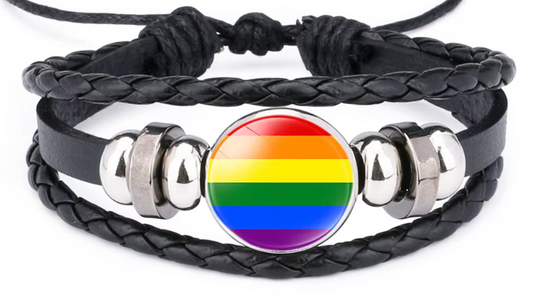 Black Leather Bracelet